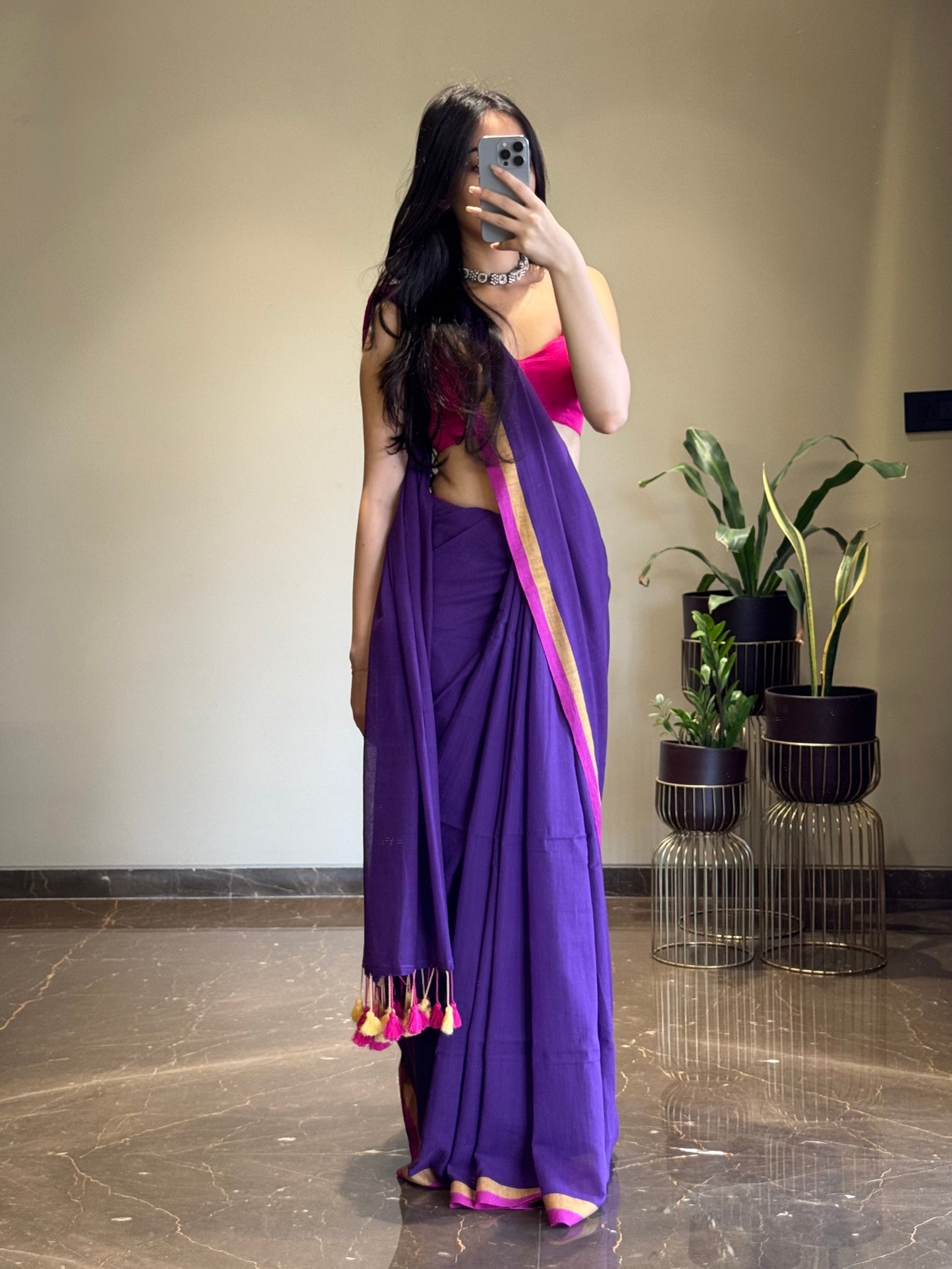 Mul Plain Dark Purple