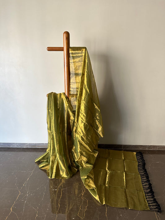 Classic Single Tone Tissue Saree