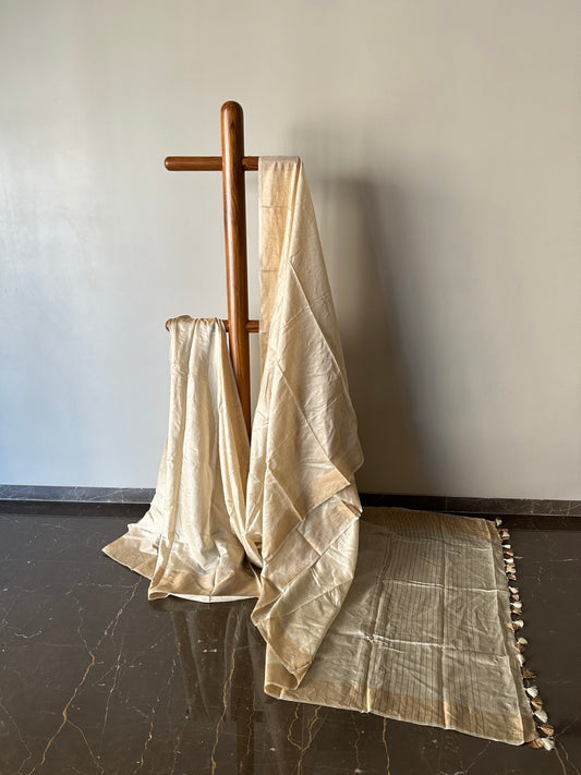 Raw Tussur Silk Saree