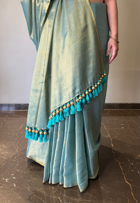 Bubble Tassels Sea Blue
