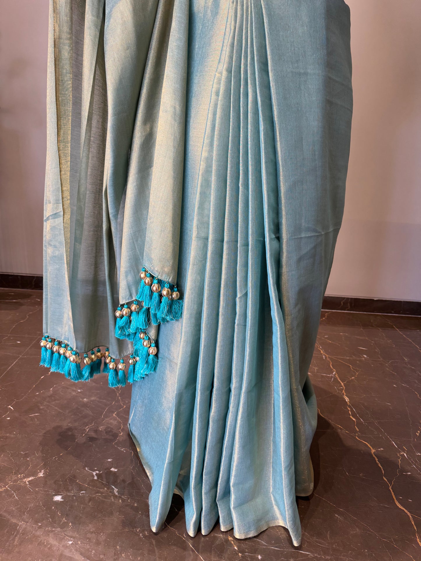 Bubble Tassels Sea Blue