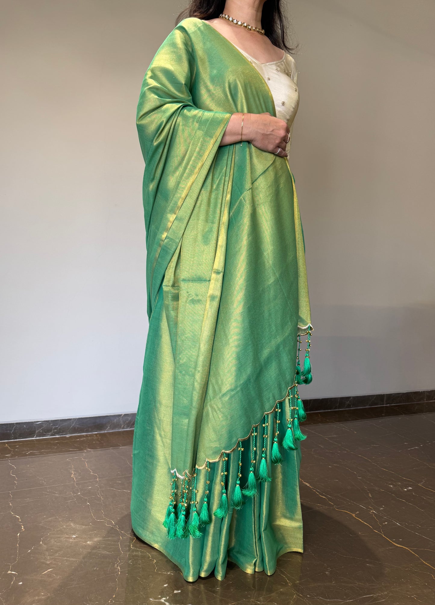 Bell Tassels Green