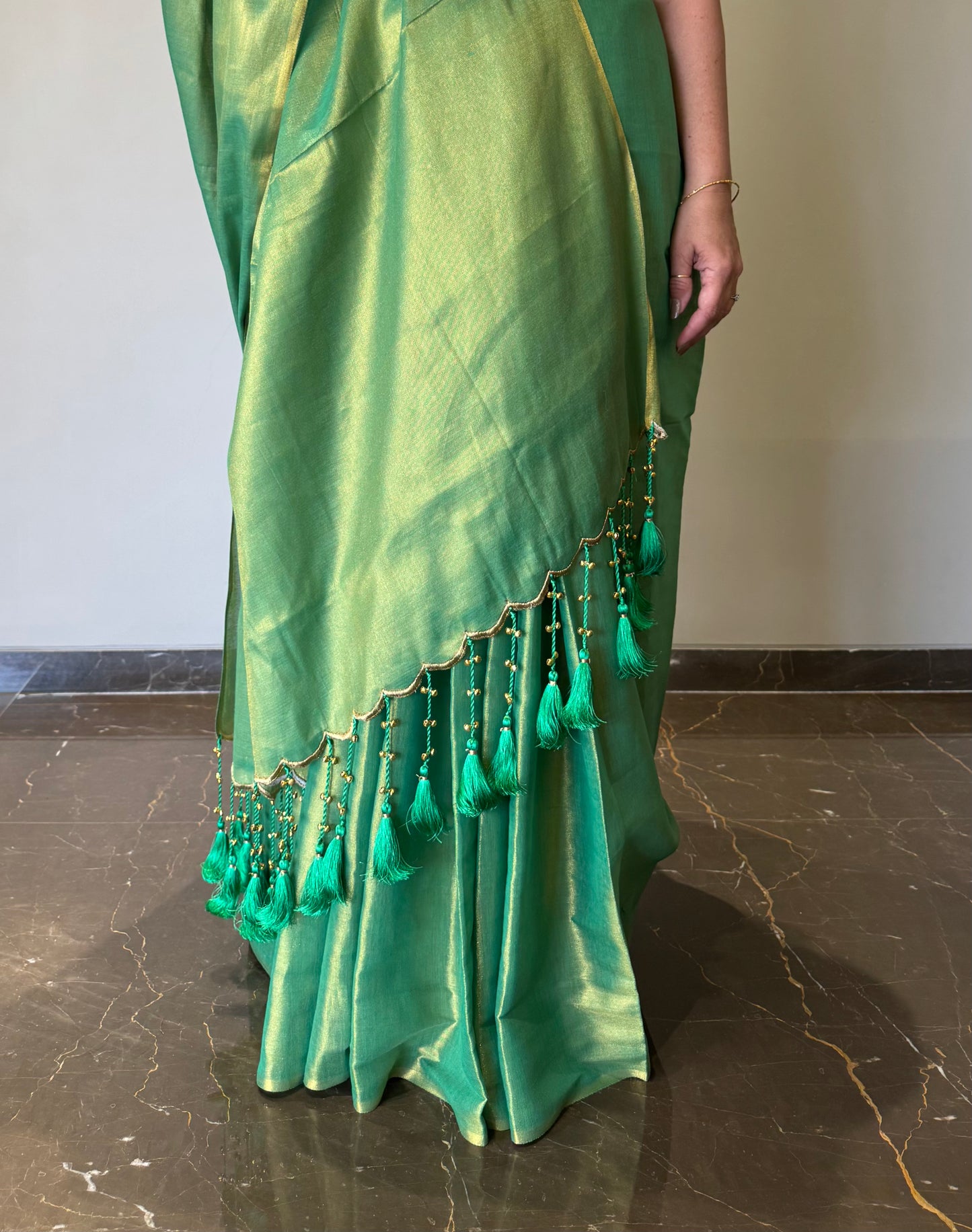 Bell Tassels Green