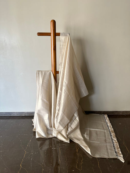 Handloom Tissue Saree with Tassels
