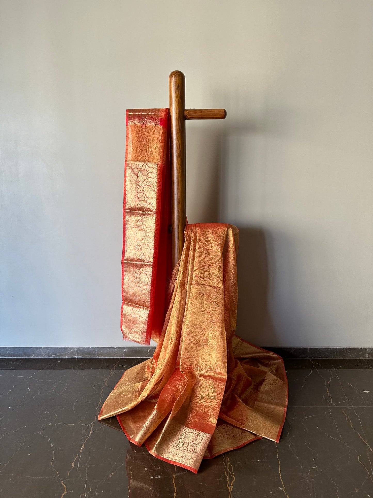 Crush Tissue Saree