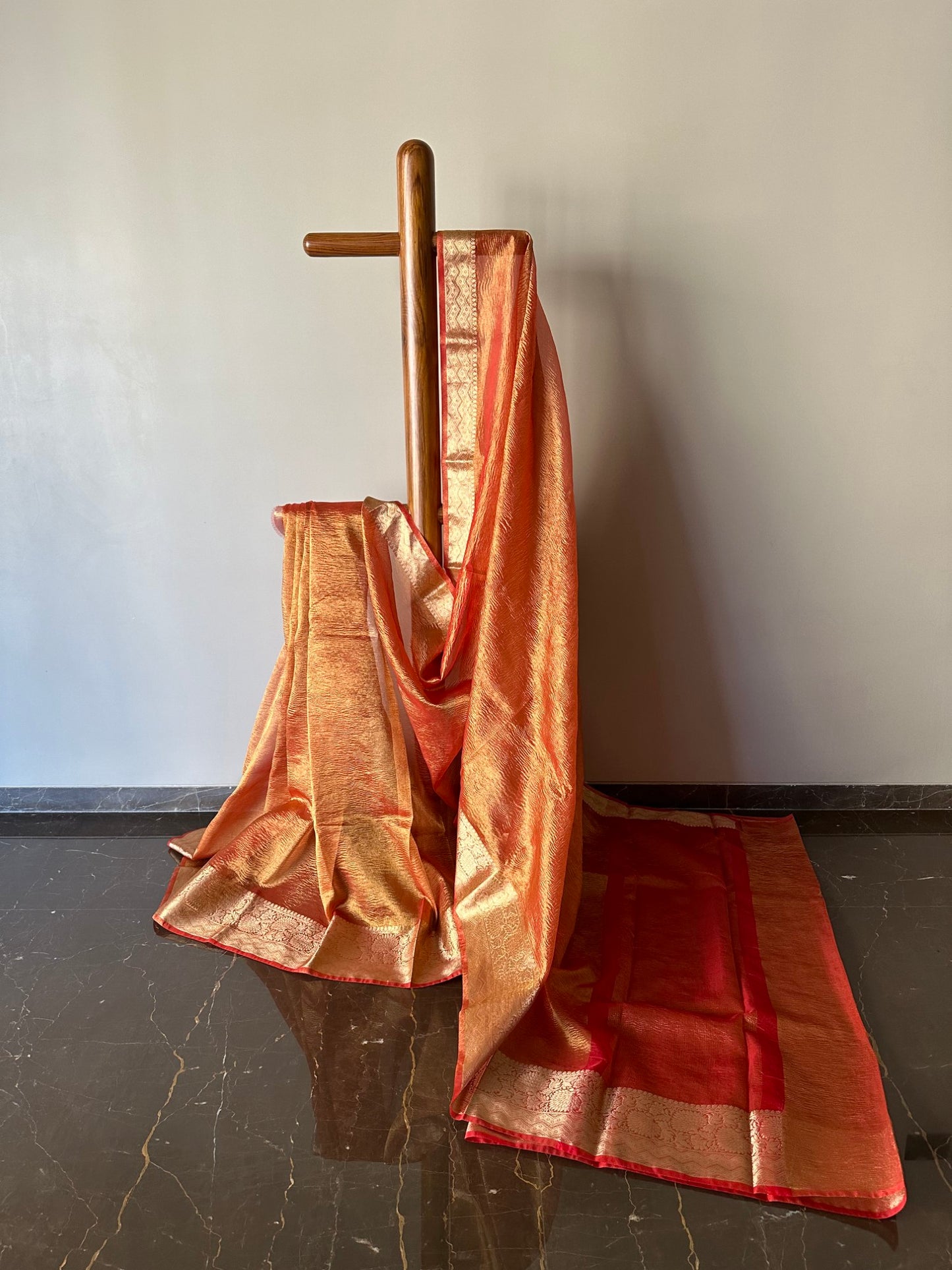 Crush Tissue Saree
