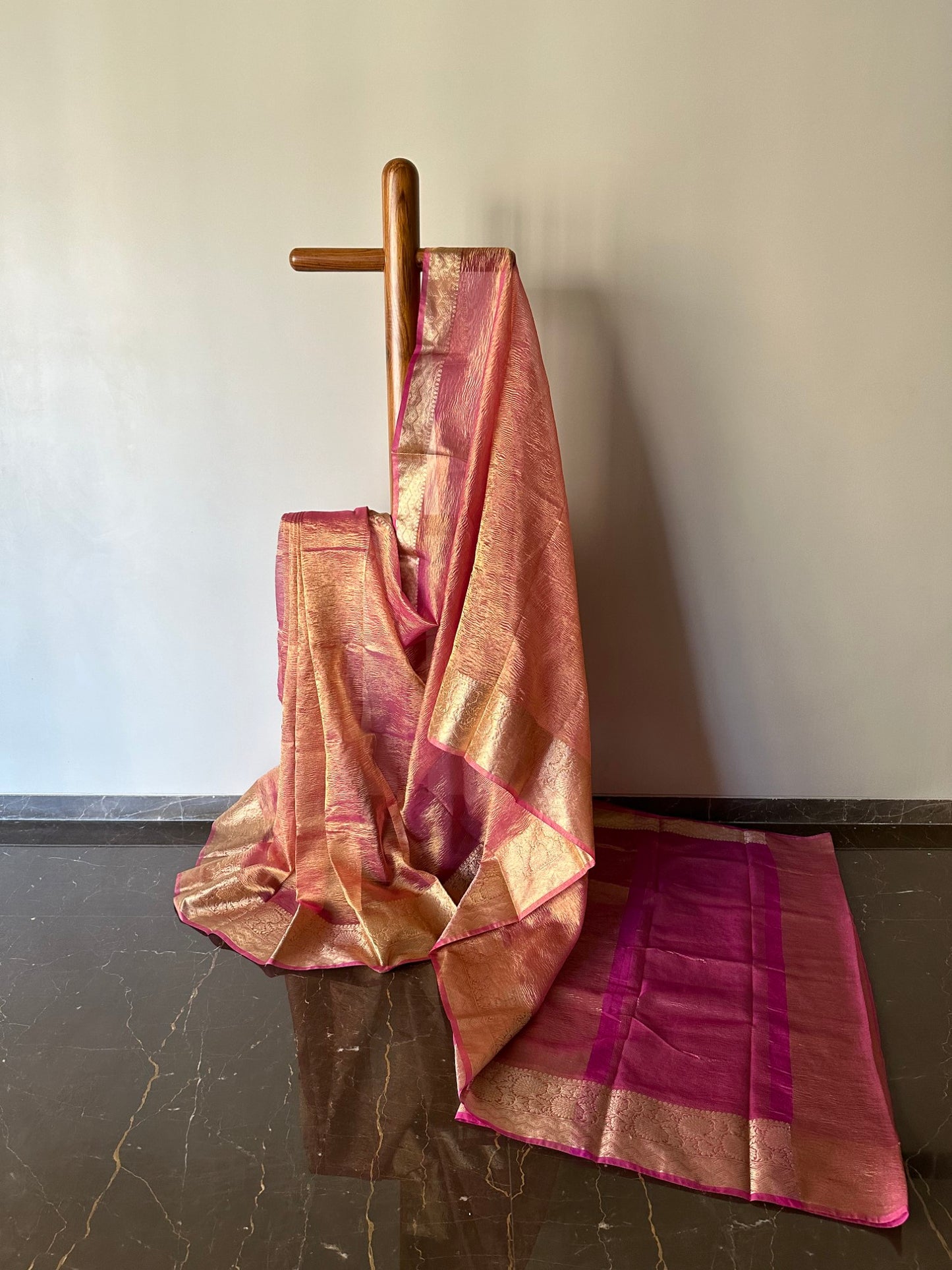 Crush Tissue Saree