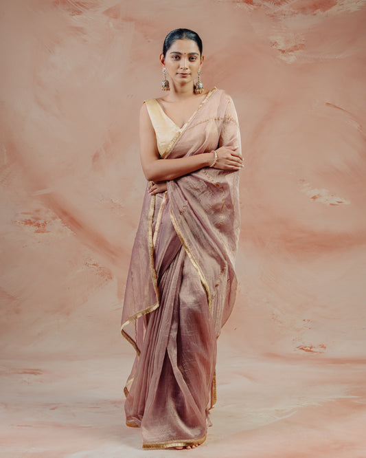 Purple Crush Tissue Saree