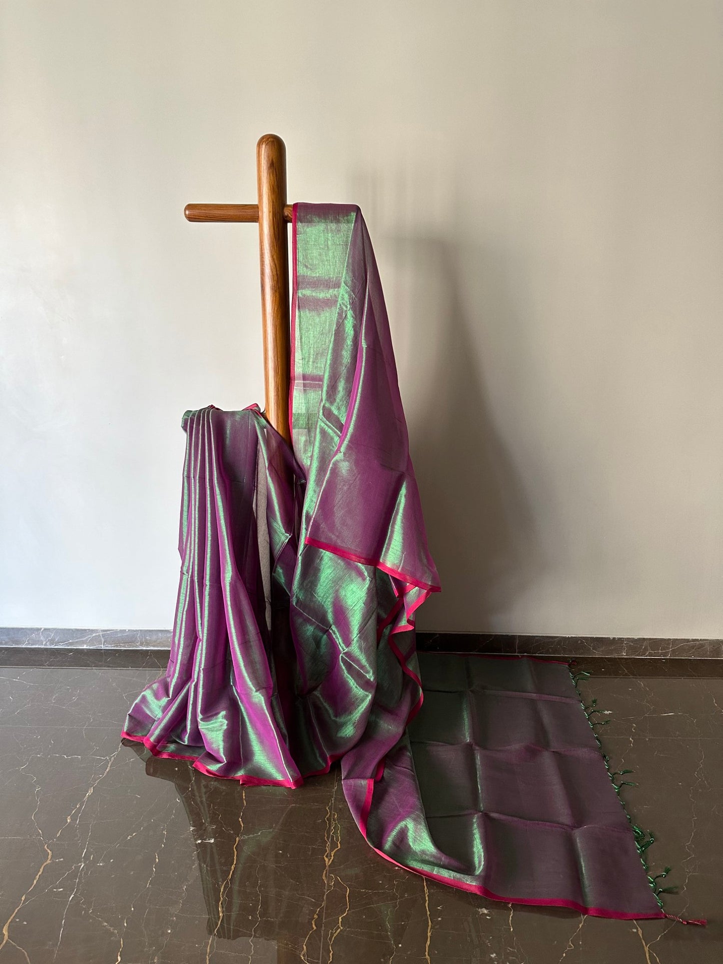 Classic Single Tone Tissue Saree